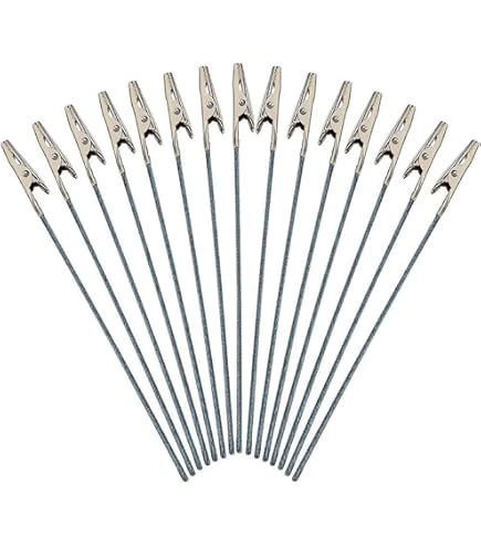 Amazon.com : H&W 50 Pack Metal Wire Alligator Clamp, 4